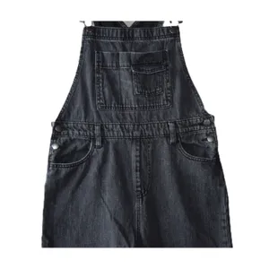 Universal Thread Denim Overalls Womens 6 Black Excellent Straight Leg Utility thumbnail 3