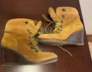 Weather Smart Women's Boots Kipper Taupe/Suede 9 thumbnail 1