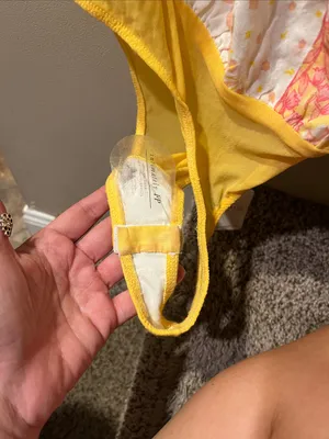 Free People White & Yellow Floral One-Piece Bodysuit thumbnail 4