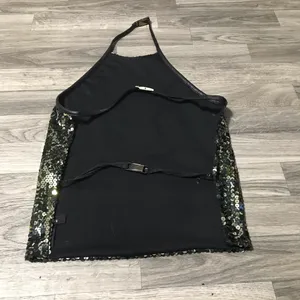 🌿Express Backless Sequins w/Buckle straps; medium thumbnail 4