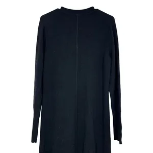 Madewell‎ Black Merino Wool Blend Ribbed Long Sleeve Midi Sweater Dress Size L thumbnail 9