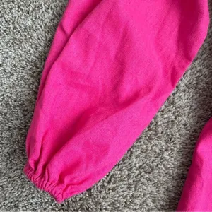 Showpo. Women's Pink‎ Ruffle Mini dress with Balloon Puff Sleeves size 2 thumbnail 5