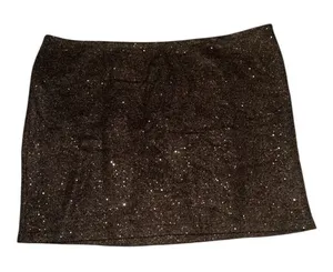 J.‎ Jill Brown Sequin Wool Blend Pencil Skirt, Size 26 thumbnail 1