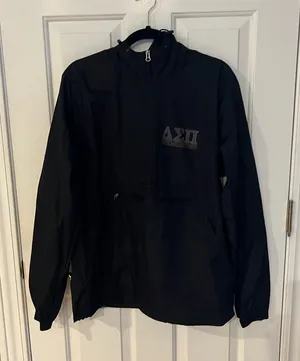 Delta Sigma Pi Windbreaker Black Size M thumbnail 1