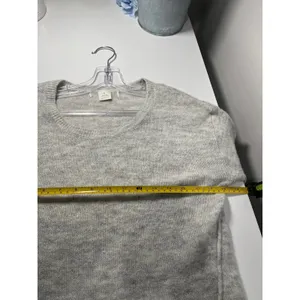 Cozy soft oversized grey Long‎ Sleeve Crew Neck Pullover Sweater Size S thumbnail 3