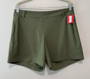 Spanx NWT Green Sunshine 6 Inch Performance Stretch Shorts Size Large thumbnail 1