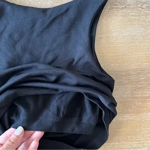 Free People Intimately Black Crop Tank thumbnail 6