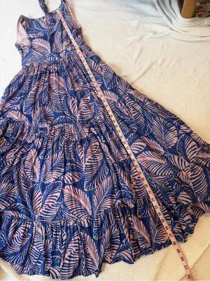 Boden Serena Cotton Tie Maxi Dress Multi Tropical Print Parrot thumbnail 8