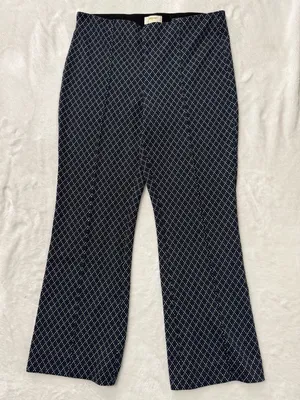 Maeve from Anthropologie The Margot Kick-Flare Cropped Pants: Argyle Edition thumbnail 3
