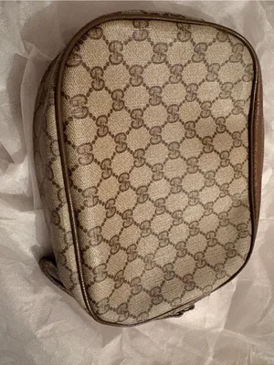 Preloved vintage GG Supreme clutch project has COA thumbnail 2