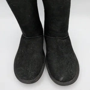 Minnetonka Milltown Black Suede Faux‎ Fur Lined Mid Calf Winter Boots Womens 6 thumbnail 4