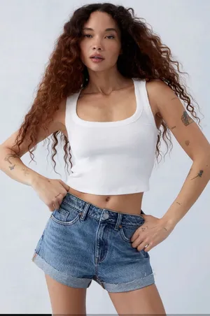 PacSun Denim Mom Shorts thumbnail 5