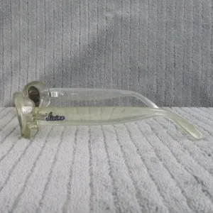 New Divine Eyewear Athena Pearl White / Amber Sunglasses thumbnail 3