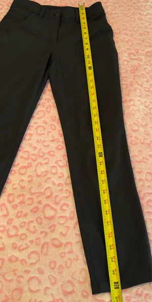Lululemon Women's Black Zipper Work Ankle Dress Casual Pants Size: 4 thumbnail 6