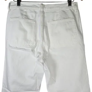 J. Crew Sailor mid-rise relaxed demi-boot‎ jean in white 27 BZ728 NWT thumbnail 9