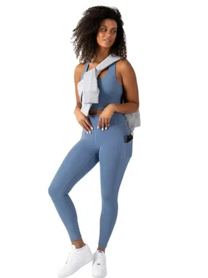 YITTY High-Waist Pocket Leggings Blue XL Activewear thumbnail 4