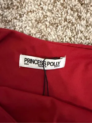 Princess Polly Red Off-Shoulder Top thumbnail 2