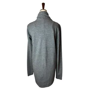 Lululemon‎ Jacket Women 6 Gray Thats A Wrap Heathered Snow Slub Cardigan Jacket thumbnail 4