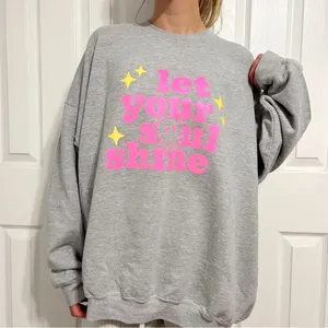 Let Your Soul Shine Trendy Crewneck Sweatshirt thumbnail 1