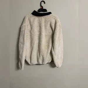 ZYIA Active Women’s Size XL Teddy Sherpa Fleece 1/4 Zip Cozy Warm Cream Soft thumbnail 2