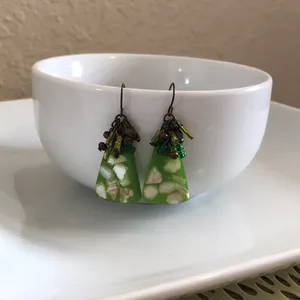 4 for $12 MIX N MATCH green earrings thumbnail 1
