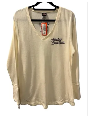 Harley Davidson NWT Thermal 2016 Purple Embroidered Long Sleeve Shirt Size 2XL thumbnail 1