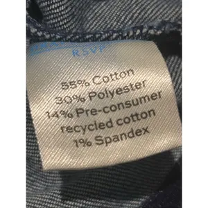 NWT Draper James RSVP Ruffle Trim Dark Denim Jacket Size XL thumbnail 8