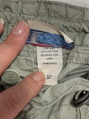 Las Olas Utility Women's Cargo Pants Sage Green Y2K Gorpcore Aesthetic Size 14 thumbnail 8