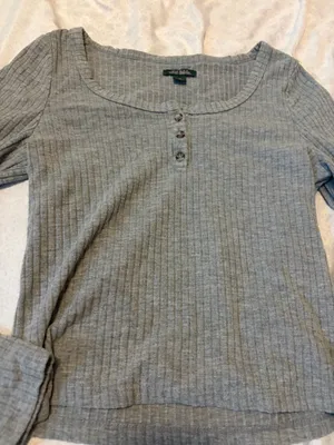 wild fable long sleeve ribbed shirt thumbnail 5
