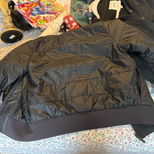 Black Lululemon reversible Bomber Jacket thumbnail 1