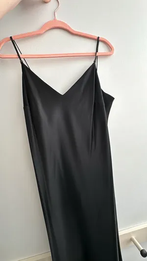 Evan-Picone Size 14 Sleek Black Maxi Dress thumbnail 3