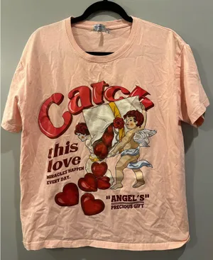 Aelfric Eden Cupid Oversized Streetwear Graphic Tee thumbnail 1