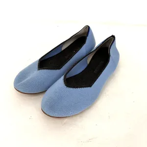 Rothy's The Daily Flat Womens 9 Ice Blue Merino Wool Ballet Flats Shoes thumbnail 8