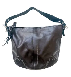 Vintage Coach Y2K 2000s Soho Hobo Brown Leather Shoulder Bag Purse thumbnail 1