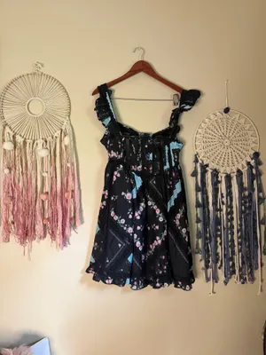 For Love & Lemons Leanne Babydoll Mini Dress Size Medium thumbnail 4