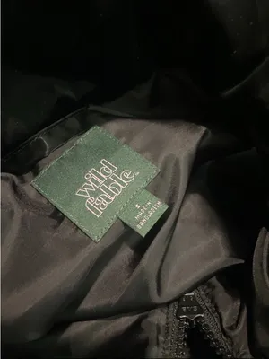 wild fable Black Puffer Vest thumbnail 3