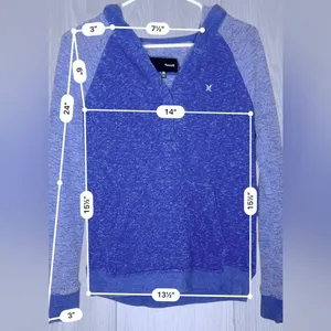 HURLEY Women’s Casual Pullover Snap Button Hoodie thumbnail 4
