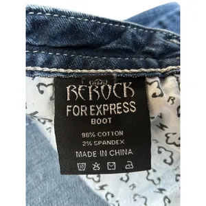 Rock For Express Y2K‎ Jeans Womens Size 6R Boot Cut Dark Wash Denim Embellished thumbnail 6