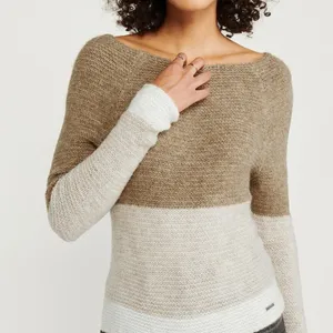 ABERCROMBIE & FITCH Soft Tonal Boatneck Dolman Sweater thumbnail 2