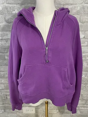 Lululemon Scuba Oversized Half-Zip Hoodie Moonlit Magenta thumbnail 1