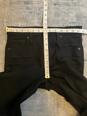 Madewell Black 9" High Rise Skinny Jeans Women's 25" x 28" thumbnail 7