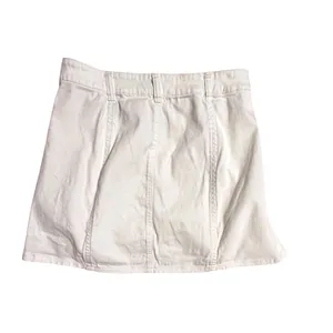 Celebrity Pink Womens White Button Front Denim Mini Skirt‎ Size 7/28 CJS0124028 thumbnail 3
