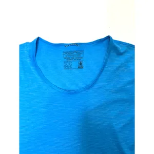 Patagonia Capilene Cool Lightweight Scoop Neck Short Sleeve Shirt Blue XS thumbnail 3