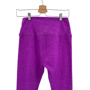 Beyond Yoga Spacedye At‎ Your Leisure Legging Crossover Waist Purple Size Large thumbnail 7
