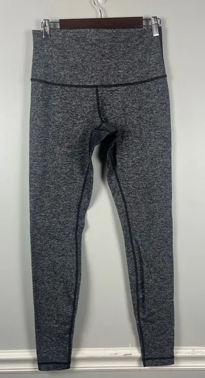 Lululemon athletica grey heather leggings size 10 thumbnail 1