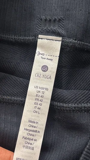 CRZ Yoga NWT Seamless Capris Size M( 8/10). thumbnail 8