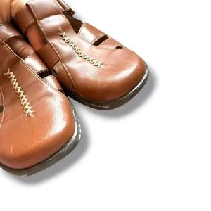 Naturalizer Fisherman Shoes Womens 7.5 Brown Leather Comfort Flats Mary Jane thumbnail 4