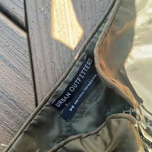 Urban Outfitters Green Nylon‎ Cargo Zip Up Mini Skirt thumbnail 7
