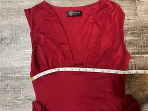 WHITE FOX BOUTIQUE Guest Of Honour Mini Ruched Dress in Red thumbnail 9