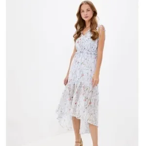 BANANA REPUBLIC Floral Ruched Maxi Dress thumbnail 6